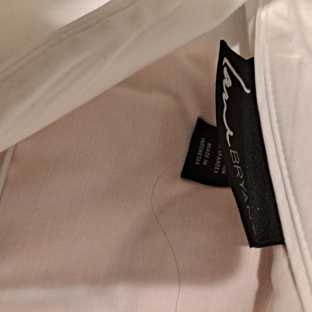 Womens  Lane bryanyt white button down blouse